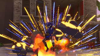 A Cool Picture Of Fireworks Team Leader I Took While Ago