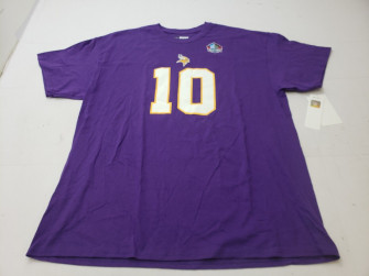 Minnesota Vikings Womens T Shirt Nfl Football Fran Tarkenton
