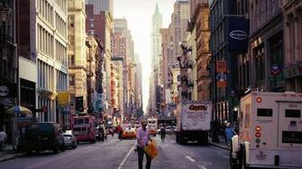 New York City Street Photography Wallpaper