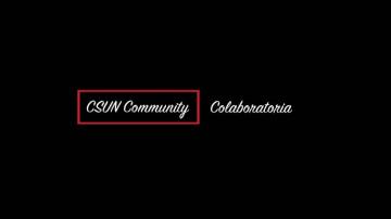 Csun Community Colaboratoria On Vimeo