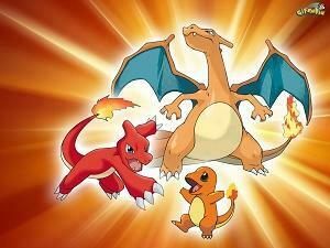 Charmander Charmeleon And Charizard Pok Mon Evolution