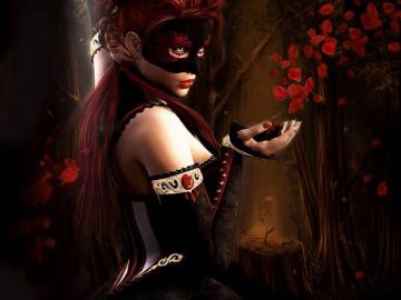 Mystery Women Fantasy Art Female Mysterious Girl