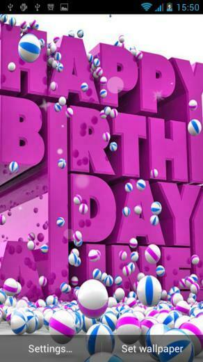 Happy BirtHDay Live Wallpaper Android Apps On Google Play