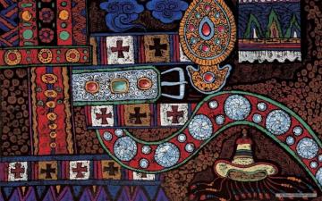 Wallpaper Art Tibetan Thangka Painting