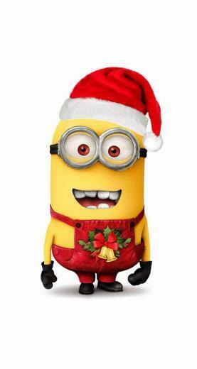 Minion iPhone Wallpaper Merry Christmas Minions