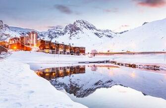 Photos Alps France Tignes Nature Winter Mountains Snow Cities