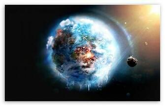 Futuristic Outer Space HD Desktop Wallpaper High Definition