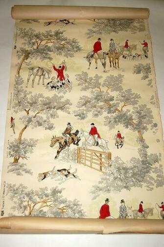 Vintage Equestrian Wallpaper From Honeybeepollen I Am In Love With