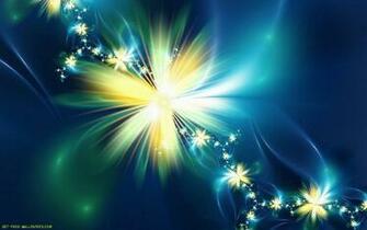 Flower Desktop In Blue And Yellow Wallpaper Full HD