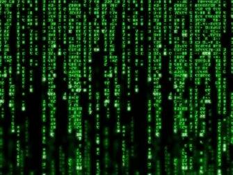 Matrix Blue Wallpaper Widescreen High Definition