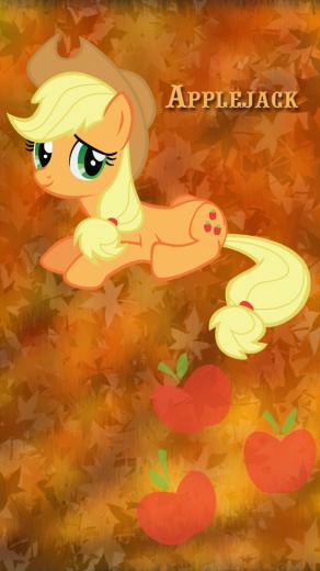 Applejack Phone Bg By Tecknojock