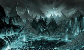 Bahamuts Temple Wallpaper Desktop Background