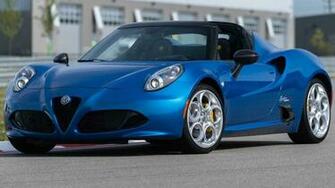 Alfa Romeo 4c Spider Italia Debuts In Misano Blue Paint