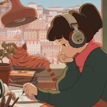 Lofi Study Girl Wallpaper Teahub Io