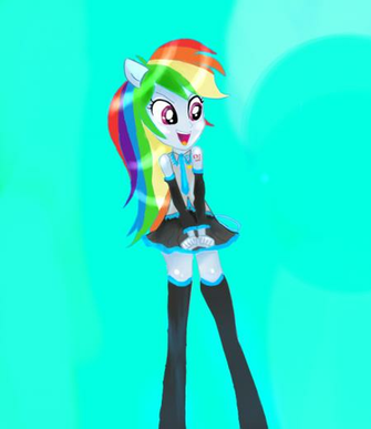 Equestria Girls Rainbow Dash Wallpaper