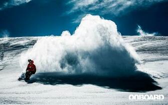 Wallpaper Mario Kaeppeli Powder Spray Folgefonna
