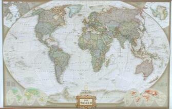 World Map Wallpaper Murals