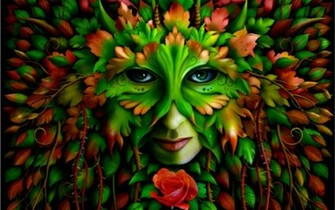 Fractal Lady Wallpaper HD
