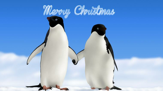 Penguin Christmas By Lominero