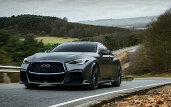 Wallpaper Infiniti Q60 Project Black S