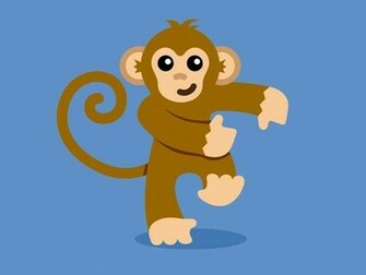 Cartoon Monkey Wallpaper