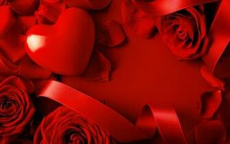 Red Love Valentine S Day Wallpaper