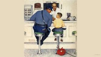 Norman Rockwell Christmas Wallpaper HD