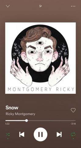 Snow Ricky Montgomery Lagu Fotografi Abstrak