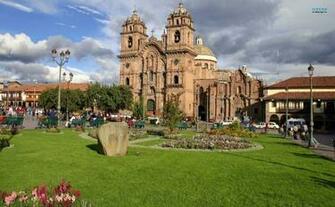 Cathedral Of Santo Domingo HD Wallpaper Cusco Peru