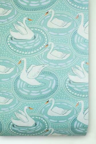 Rosalie Wallpaper Misty Green Lulie Wallace