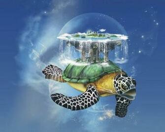Fantasy Animals Turtles Discworld Artwork Elephants Atuin
