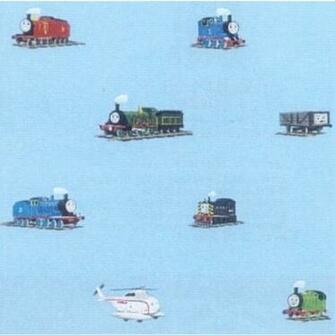 Thomas The Train On Blue Wallpaper All Walls