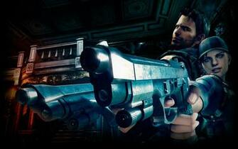 Chris And Jill Resident Evil Wallpaper