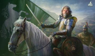 Arda The World Of Tolkien King Th Oden Artwork By Aleksander