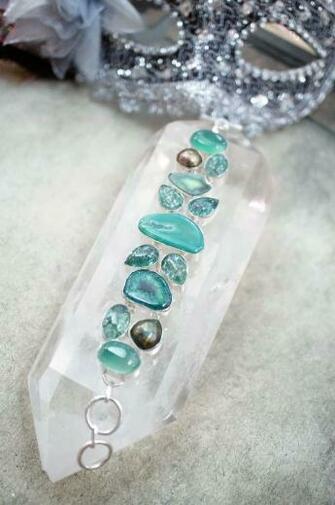HD Wallpaper Druzy Drusy Solar Quartz Bracelet Stone Gem