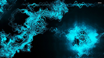 Neon Blue Wallpaper