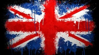 Flags United Kingdom Paintwork Wallpaper Background