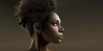 Beautiful Young Woman With Confident Profile Wallpaper