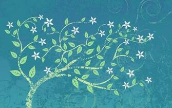 Drawn Tree Nature Background For Powerpoint