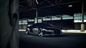 Black Audi R8 UHD 4k Wallpaper