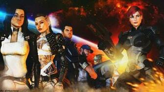 Mass Effect Wallpaper Femshep Version By Ethae Fan Art