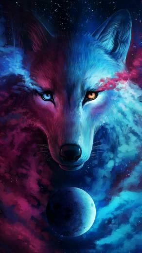 Evens Jane On Nature Wolf Hoodie Galaxy