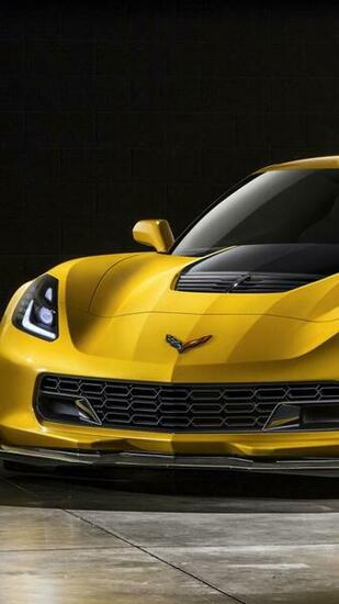 Chevrolet Corvette Z06 Yellow Best Htc One Wallpaper