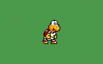 Turtle Bit Green Mario Koopa Troopa Nintendo Snes HD