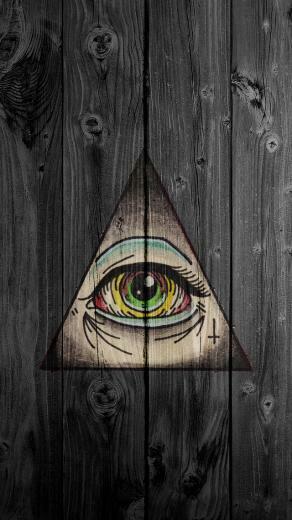 Third Eye Symbol iPhone Wallpaper