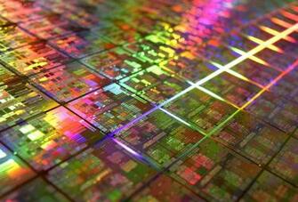 4k Wallpaper Hi Tech Chip Circuit Board