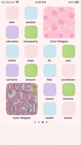 Danish Pastel Home Screen iPhone Wallpaper Themes Homescreen