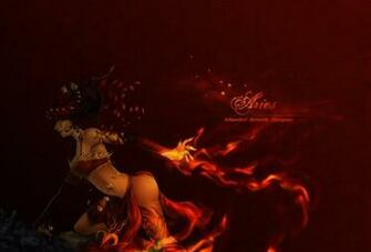 Aries Zodiac Fire Wallpaper S