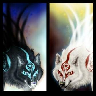Black And White Wolf Wallpaper