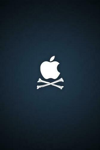 iPad iPhone Wallpaper Pirate Apple Logo